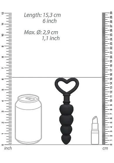 Ouch Silicone Anal Love Beads Elevate Your Sensual Experience SHOTS AMERICA Male Sex Toys