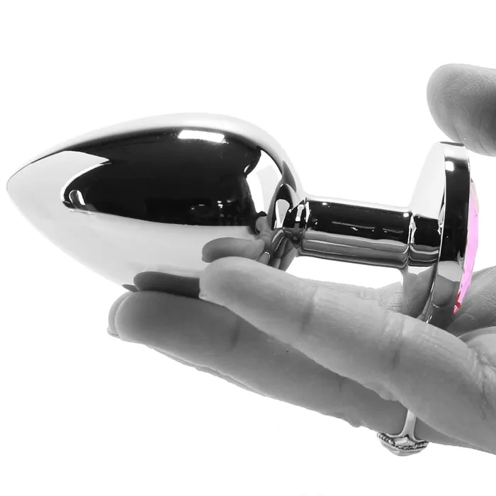 Pink Gem Anal Plug in Large Evolved Novelties Male Sex Toys Pink Gem Anal Plug in Large Evolved Novelties Male Sex Toys