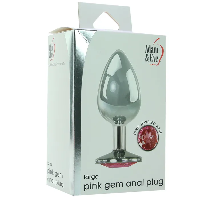 Pink Gem Anal Plug in Large Evolved Novelties Male Sex Toys Pink Gem Anal Plug in Large Evolved Novelties Male Sex Toys