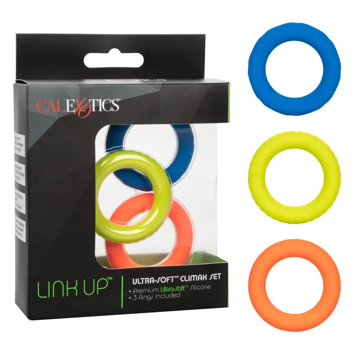 Calexotics Male Sex Toys Link Up UltraSoft Climax Set Calexotics Male Sex Toys Link Up UltraSoft Climax Set