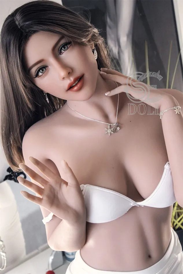 163cm5ft4 Ecup Big Tits Adult TPE Female Sex Doll Head 068 Annika SE Doll Male Sex Toys