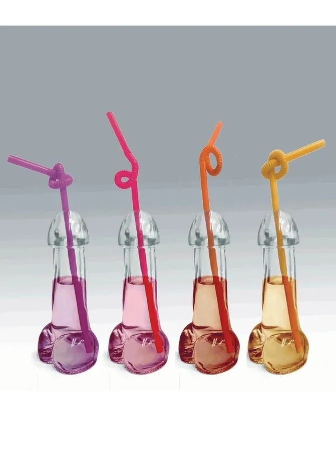 Glitterati Penis Drinking Glass Candyprints Party Male Sex Toys