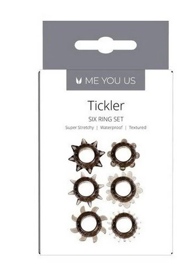 Male Sex Toys ME YOU US Tickler Ring Set Assorted Textured Cock Rings Me You Us Male Sex Toys ME YOU US Tickler Ring Set Assorted Textured Cock Rings Me You Us