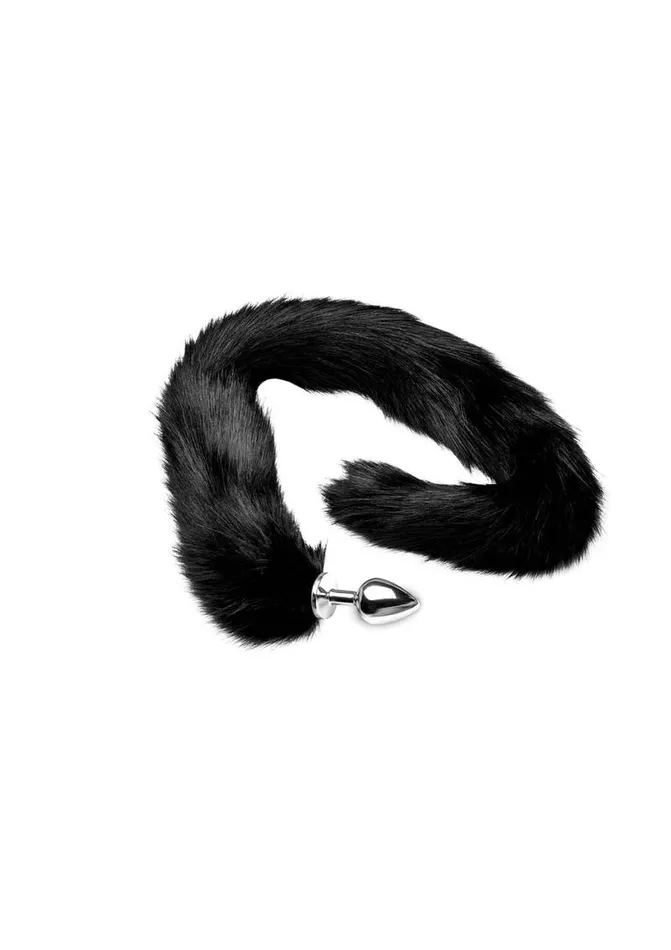 Male Sex Toys Tailz Extra Long Midnight Mink Tail TAILZ