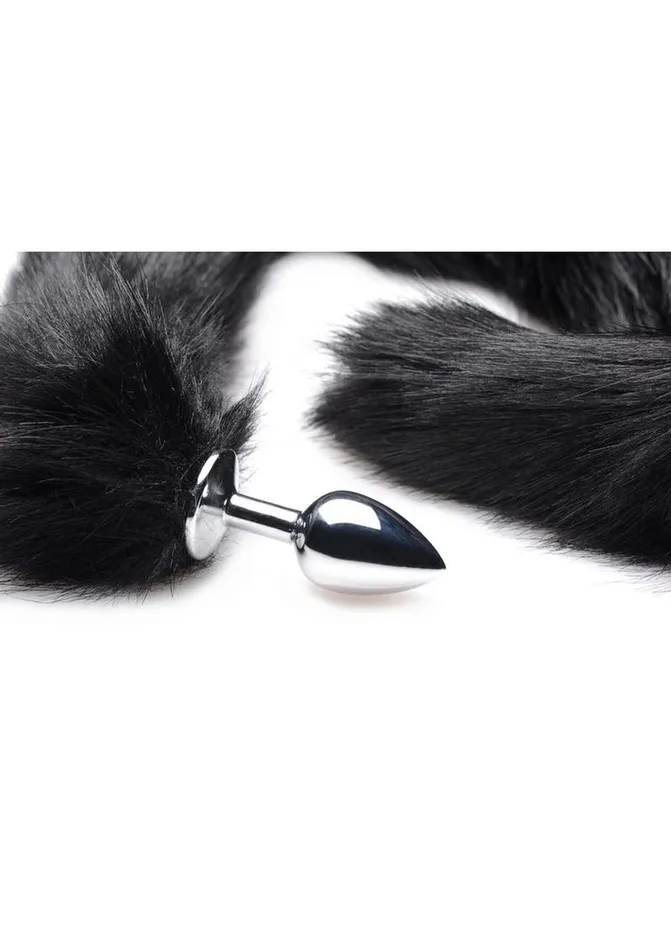 Male Sex Toys Tailz Extra Long Midnight Mink Tail TAILZ
